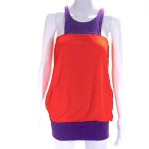 La Perla Orange Purple Cover-Up Swim Dress